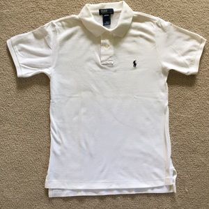 Boy’s Small White Polo (Small)